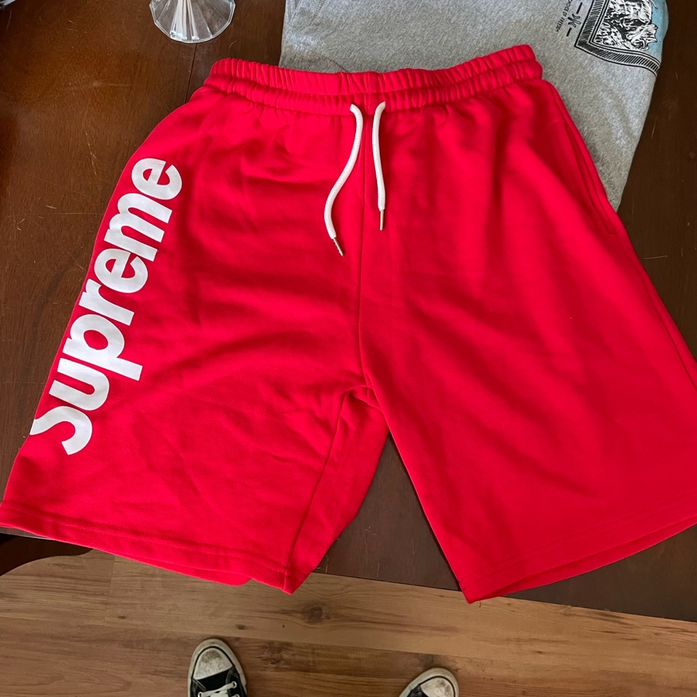 Red Supreme Shorts